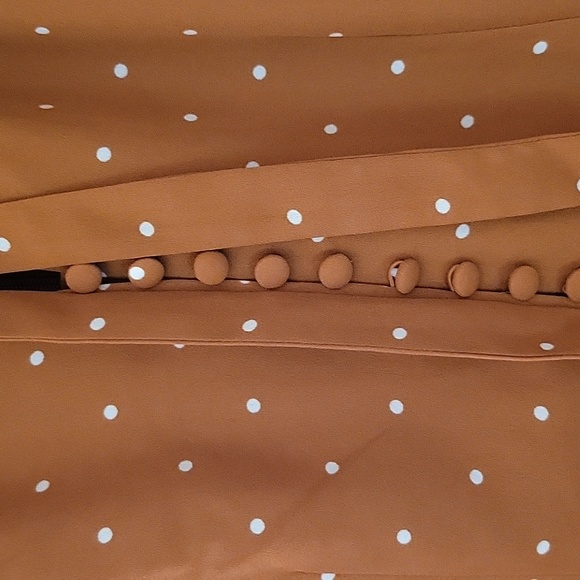 🧡 NWT Express × Ladygang Orange and Polka Dot Romper 🧡 - Picture 12 of 14